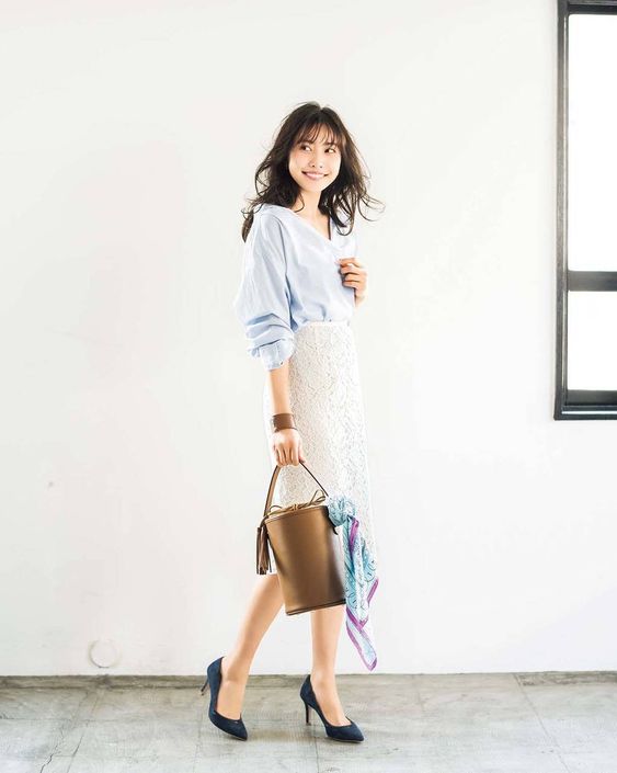 上班穿搭　裙子穿搭 ol套裝